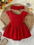 Conjunto Body Vestido + Faixa de Cabeça - 2pçs