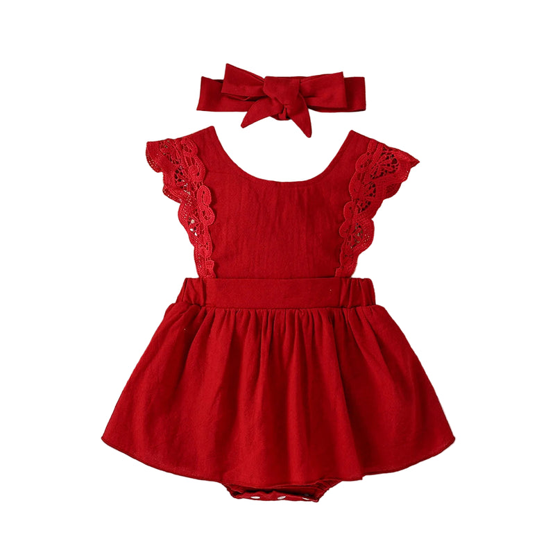 Conjunto Body Vestido + Faixa de Cabeça - 2pçs
