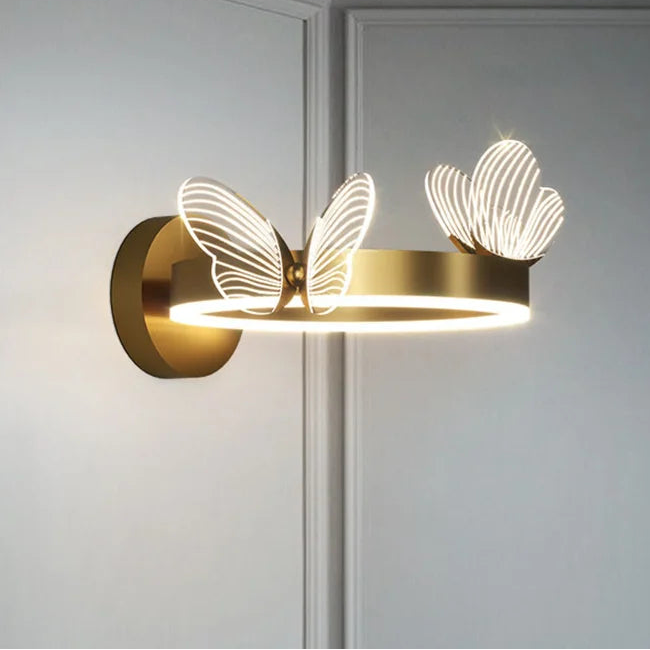 Luminária de Parede LED Borboleta