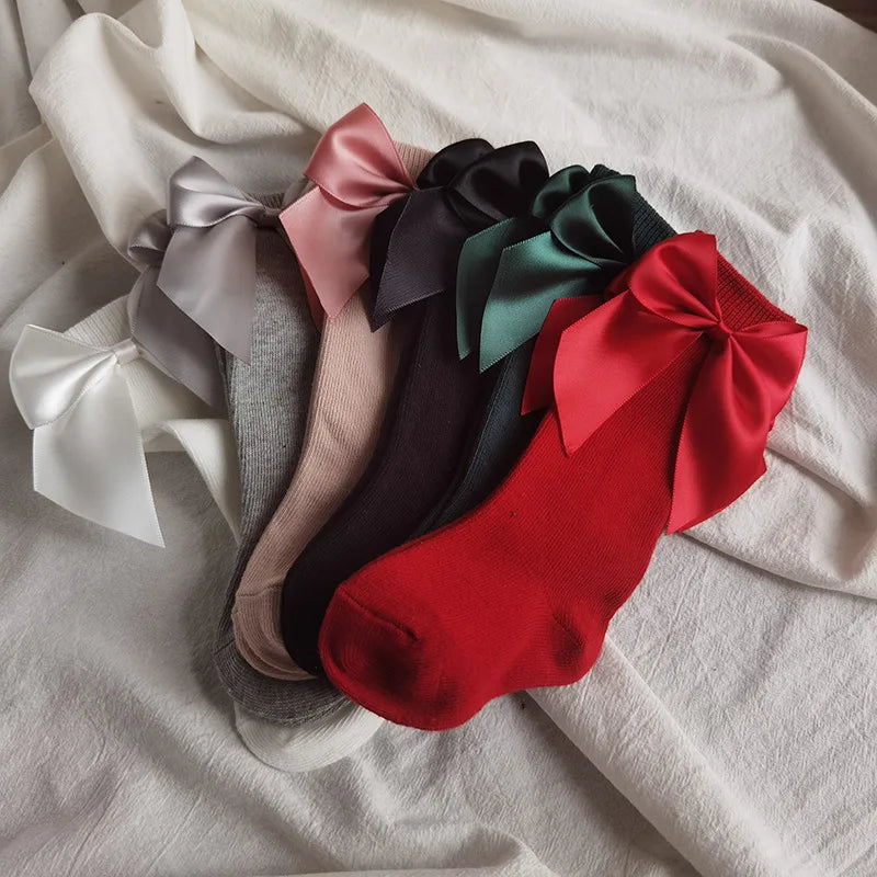 Meias de Algodão com Laço