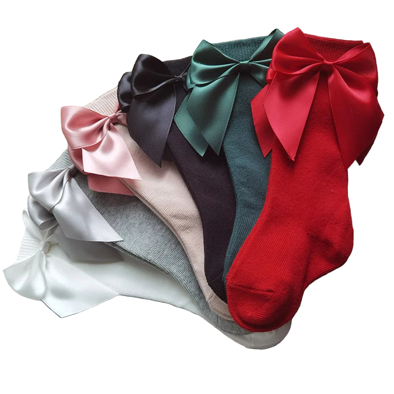 Meias de Algodão com Laço