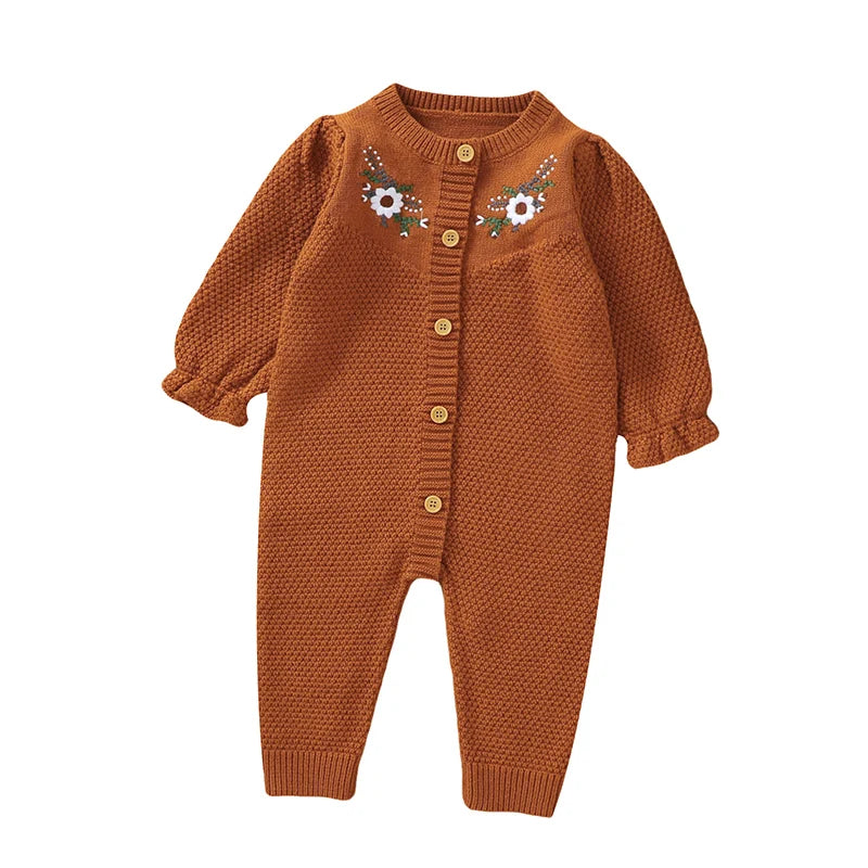 Macacão Manga Longa em Tricot