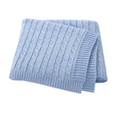 Manta em Tricot Tamanho: 100X80 cm