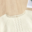 Body Manga Curta em Tricot