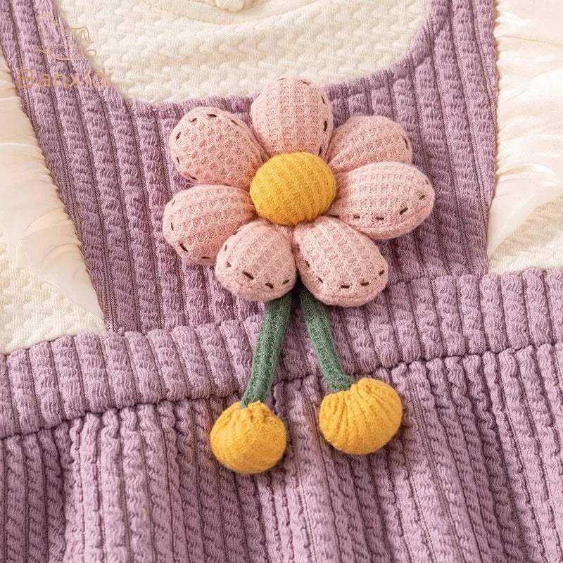 Macacão Floral em Algodão e Viscose