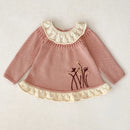 Vestido Manga Longa em Tricot