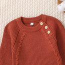 Macacão Canelado Manga Longa em Tricot