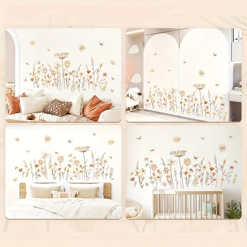 Adesivo de Parede Dente-de-Leão Boho