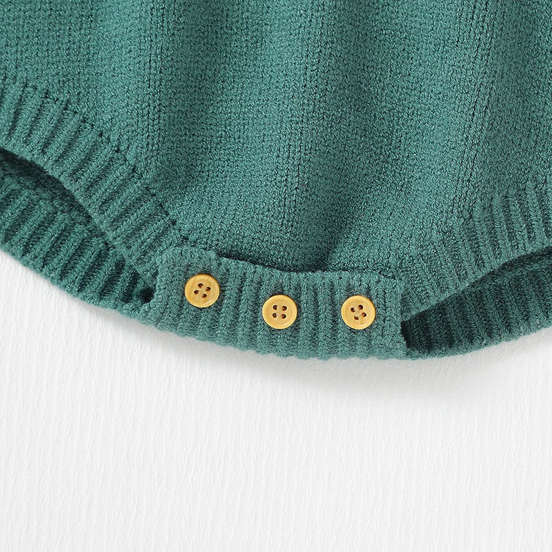 Conjunto Romper e Touca rm Tricot - 2pçs