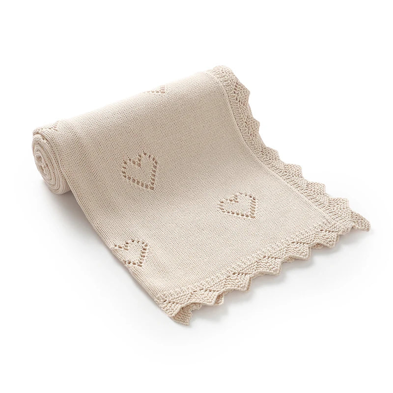 Manta em Tricot Tamanho: 90X70 cm