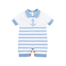 Macacão Manga Curta em Tricot