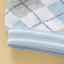 Conjunto em Tricot com Pulôver e Shorts - 2pçs