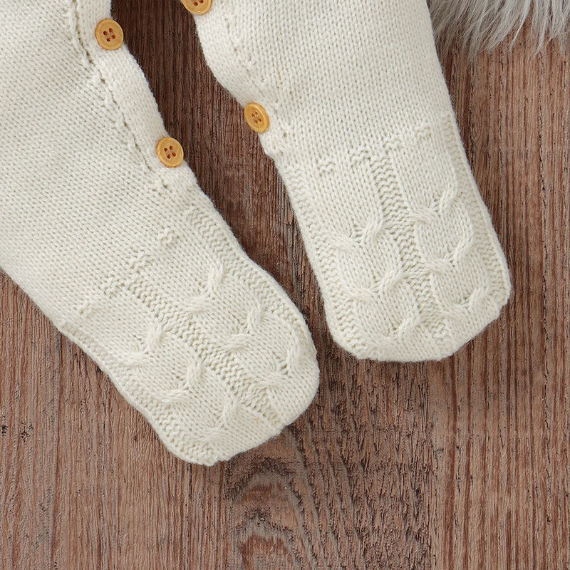 Macacão Manga Longa em Tricot