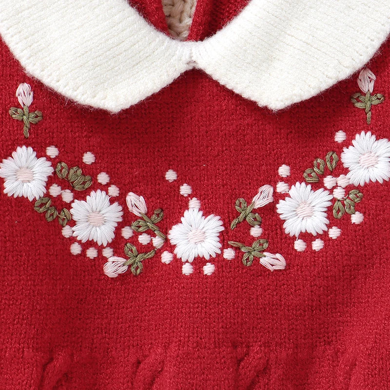 Conjunto Casaco Suéter e Calça em Tricot - 2pçs