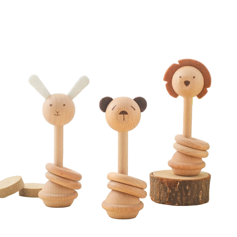 Chocalho de Madeira Montessori