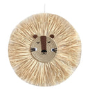 Arte de Parede com Cabeça de Animal em Macramê