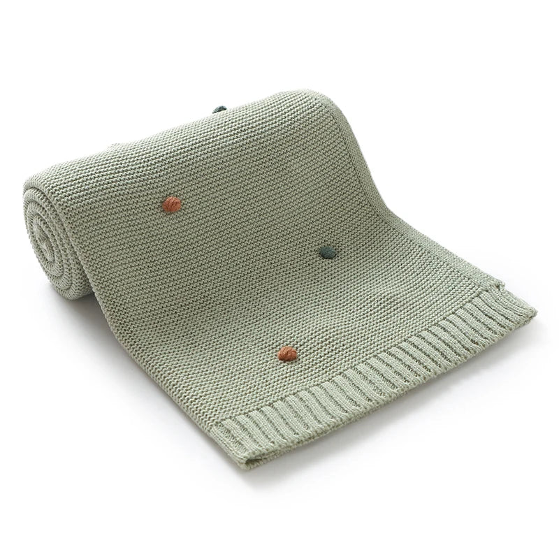 Manta em Tricot Tamanho: 90X70 cm