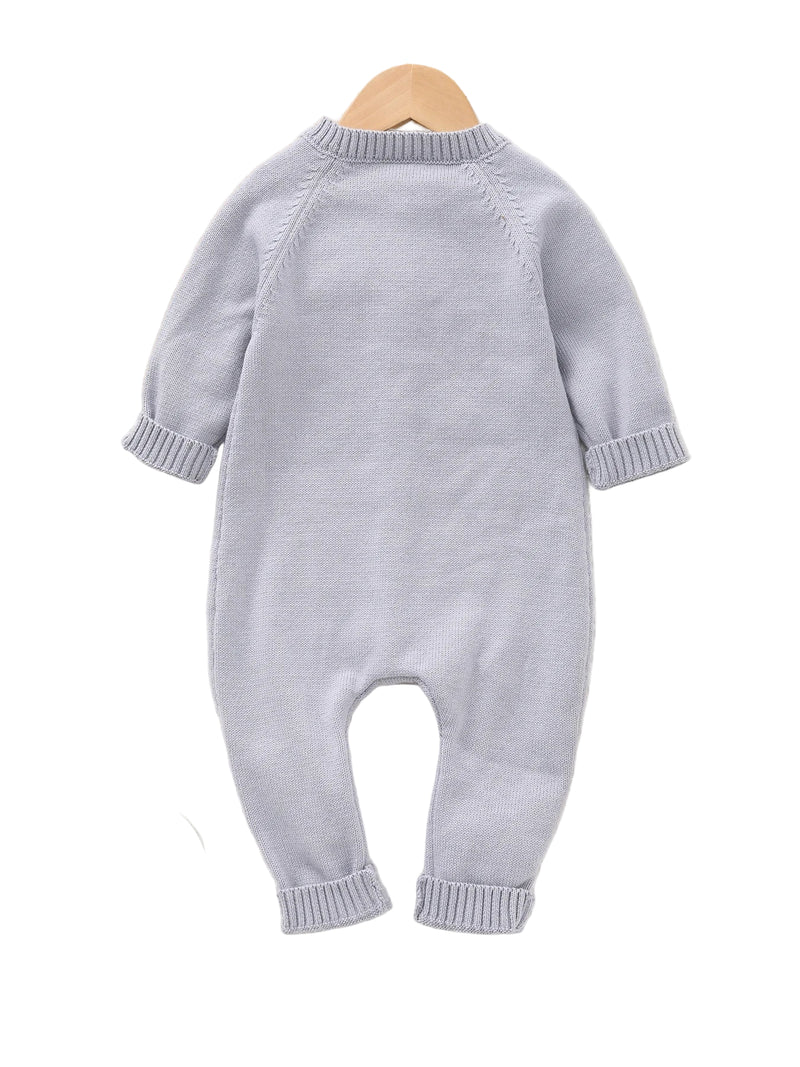 Macacão Manga Longa em Tricot