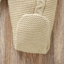 Conjunto Cardigan, Macacão e Touca em Tricot - 3pçs