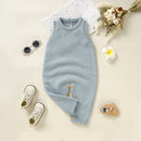 Macacão Longo sem Manga em Tricot