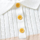 Conjunto Pulôver e Shorts em Tricot - 2pçs