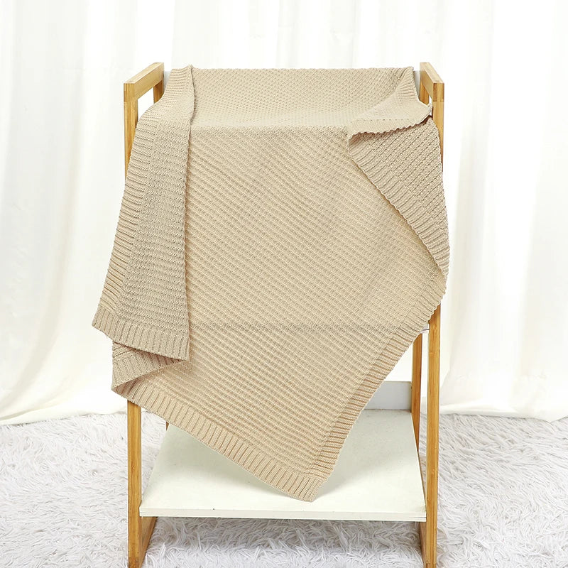 Manta em Tricot Tamanho: 90X70 cm