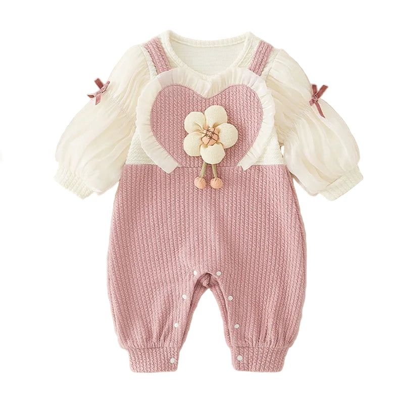 Macacão Floral em Algodão e Viscose