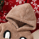 Conjunto de Pelúcia com Capuz e Calça - 2pçs