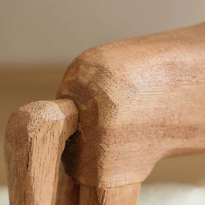 Cavalo de Balanço de Madeira