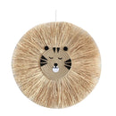 Arte de Parede com Cabeça de Animal em Macramê