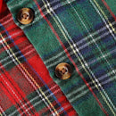 Conjunto Camisa Xadrez e Macacão Veludo- 2pçs