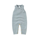 Macacão Longo sem Manga em Tricot