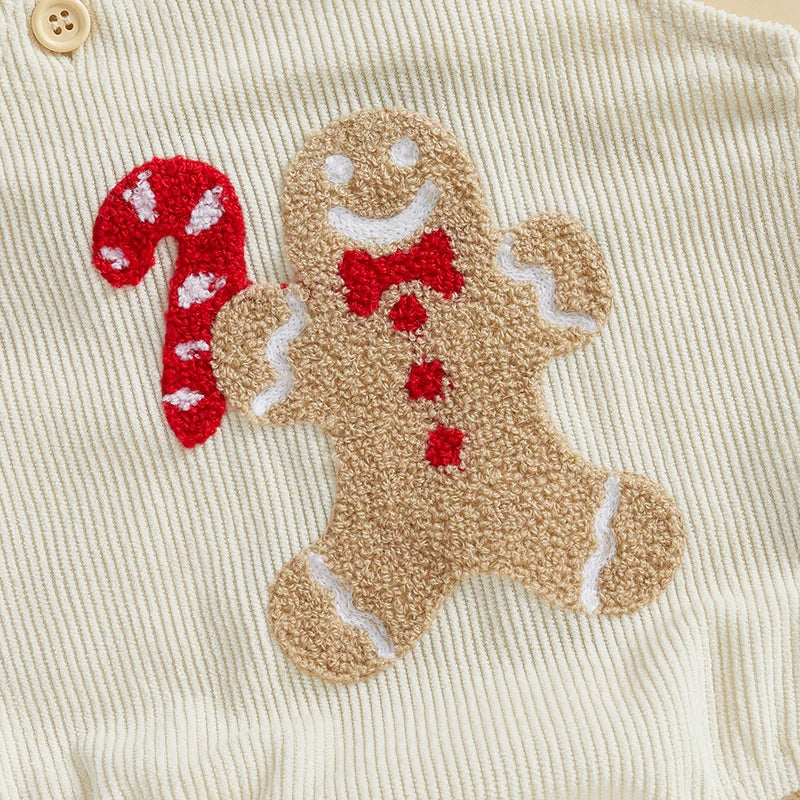 Macacão de Veludo sem Mangas e Bordado