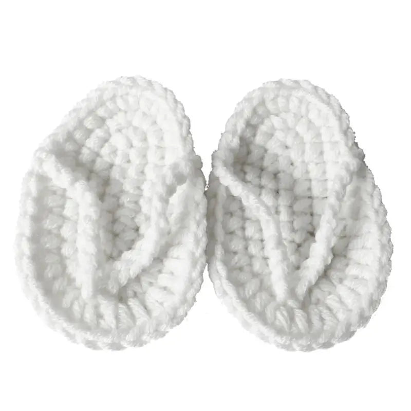 Chinelo em Crochê para Fotografia Newborn