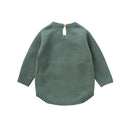 Macacão Manga Longa em Tricot com Bordado