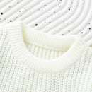 Conjunto Casaco Suéter e Calça em Tricot - 2pçs