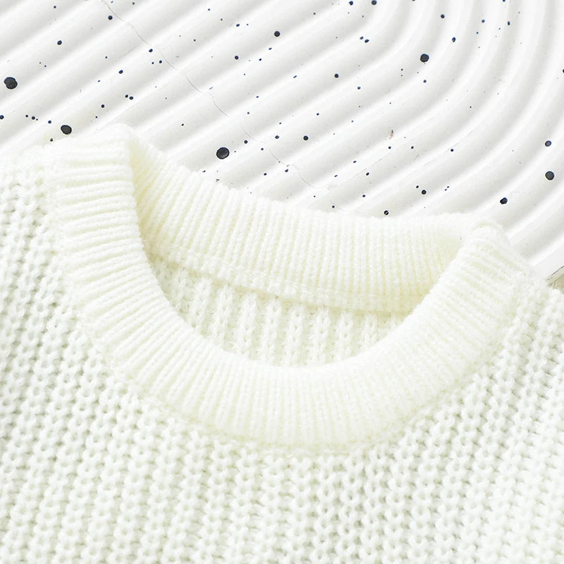 Conjunto Casaco Suéter e Calça em Tricot - 2pçs