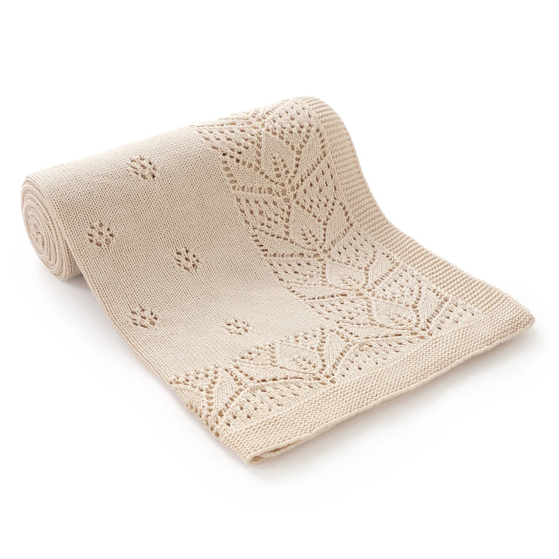 Manta em Tricot Tamanho: 100X80 cm