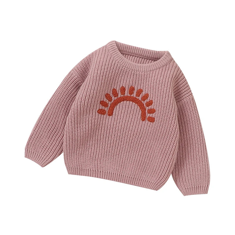 Casaco Suéter Manga Longa em Tricot