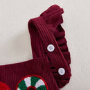 Romper em Veludo Cotelê + Faixa de Cabeça