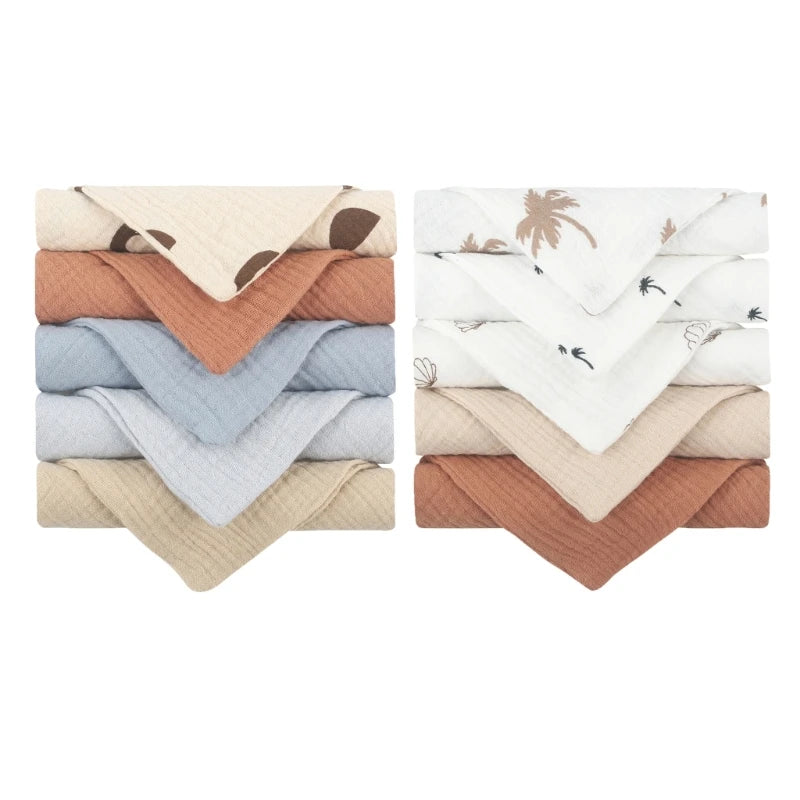 Conjunto com 10 Toalhas Pequenas Multifunção