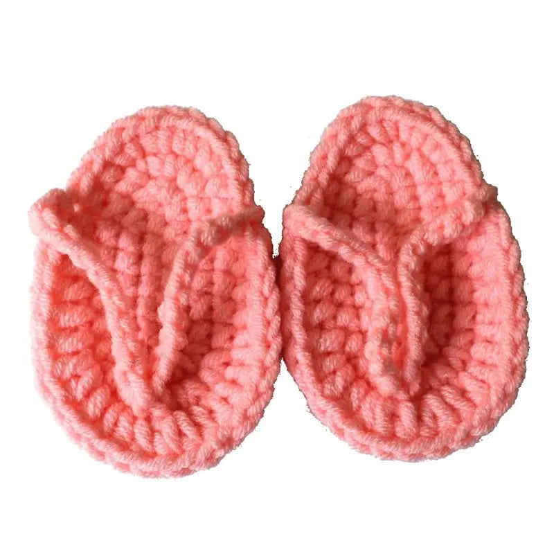 Chinelo em Crochê para Fotografia Newborn