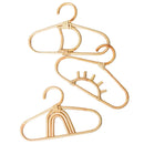 Cabide Infantil em Rattan