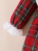 Vestido Xadrez com Babados