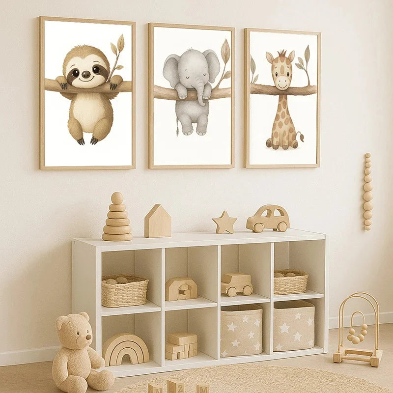 Quadro Infantil Animais
