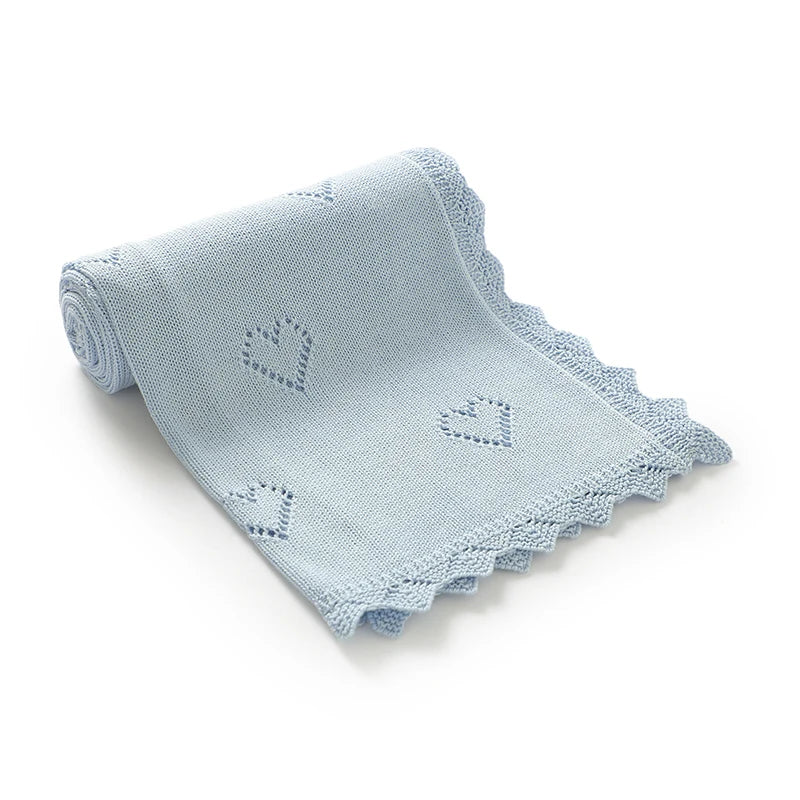 Manta em Tricot Tamanho: 90X70 cm