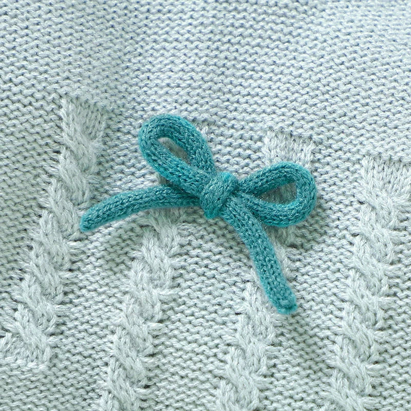 Conjunto Casaco Suéter, Calça e Touca em Tricot - 3pçs