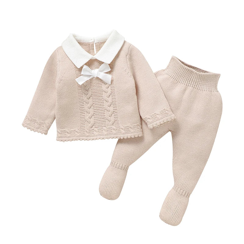 Conjunto Casaco e Calça em Tricot