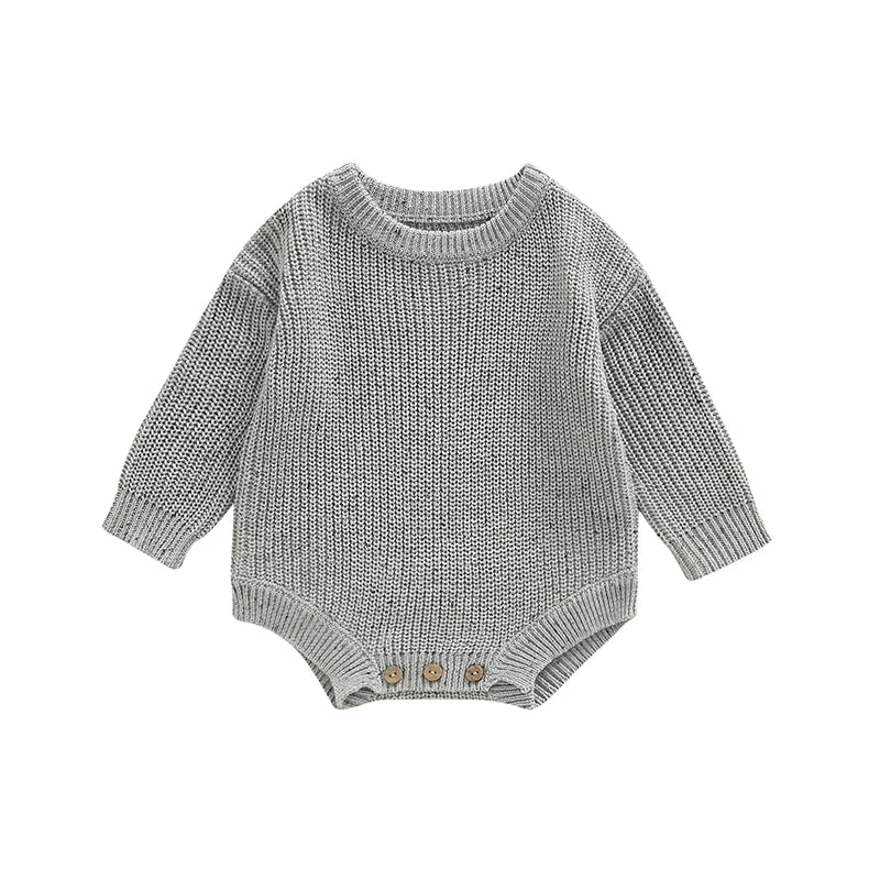 Macacão Manga Longa em Tricot