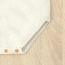 Body Manga Curta em Tricot